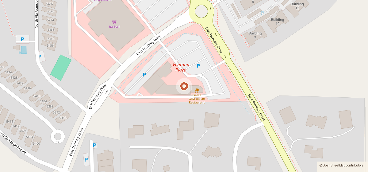 Mapa con la ubicación de Breadsmith Ventana, 5425 N Kolb Rd Suite 113, Tucson AZ 85750
