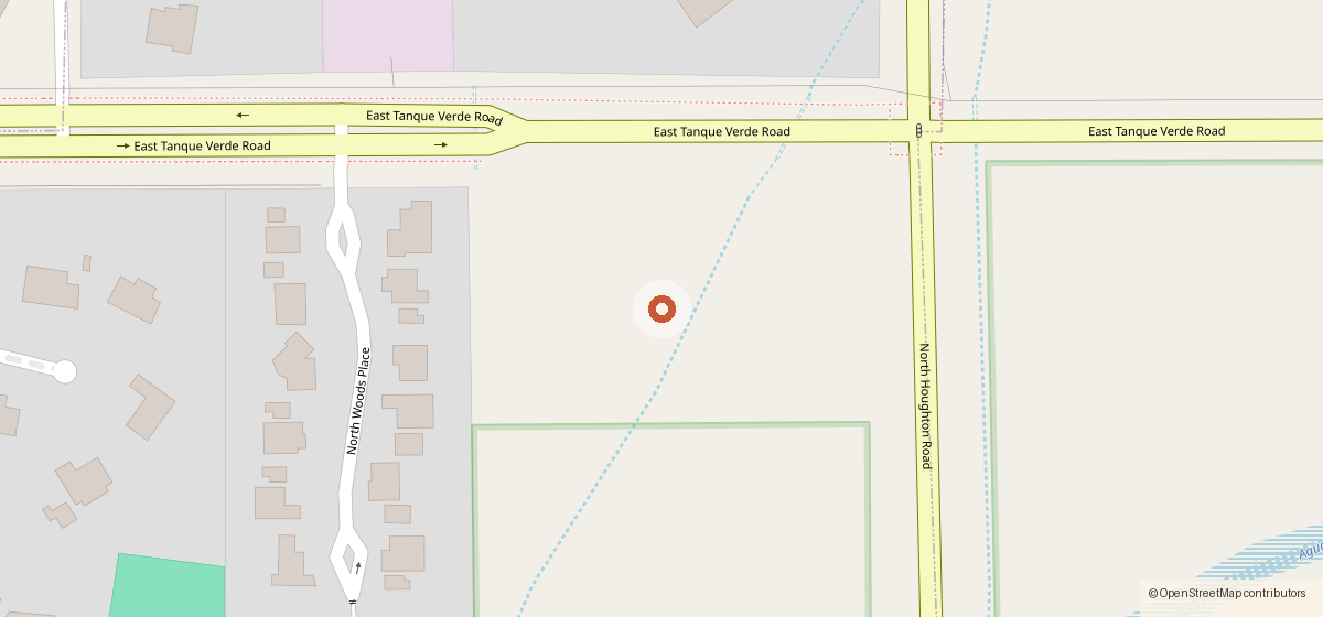 Mapa que muestra la ubicación de Circle K, 10290 E Tanque Verde Rd, Tucson AZ 85749