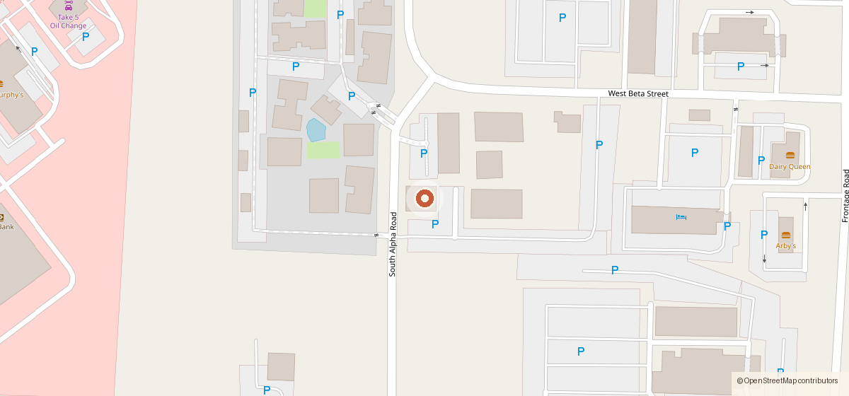 Mapa con la ubicación de Garage Sports Bar, 19221 S Alpha Ave, Green Valley AZ 85614